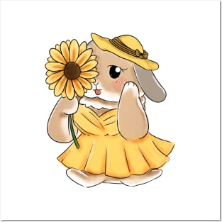 Yellow Rabbit Outfit _ Bunniesmee Posters and Art